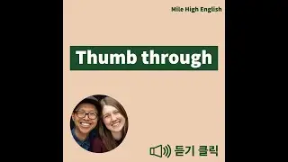 Thumb through