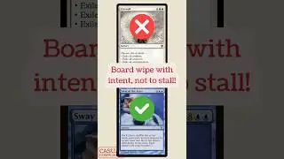 Board wipe with intent, not to stall! #MTG #magicthegathering #mtgpodcast