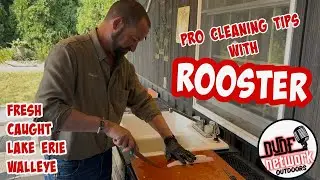 Pro Walleye Cleaning Tips with Rooster | Lake Erie Fillet Technique