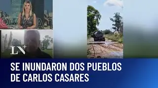 Dos pueblos de Carlos Casares aislados por caminos inundados