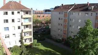 Sicht vom Balkon von der Keplerstr. 11 B  aus dem 4. Obergeschoss