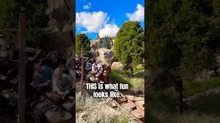 Fun on Disney&rsquo;s Mine Train Coaster #disneyrides #magickingdom #disneyshorts #shorts #magickingdom
