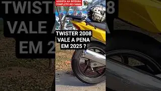 🔥 CBX250 Twister 2008 Vale a Pena? 🚀✨️ @EdinhoMotovlog  #shorts #cbx250 #twister250 #hondatwister