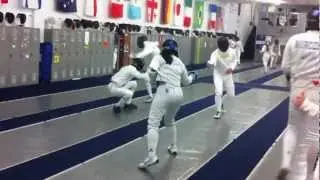 Fencing Drill: Flèche or Duck