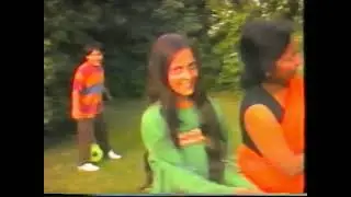 Rundtur med familjen p&aring; &auml;gorna och inne i huset i Maglehem 1996