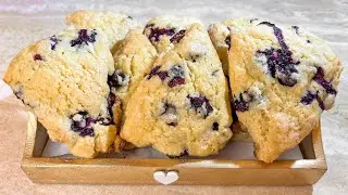 SCONES AI MIRTILLI 🫐 biscotti super morbidi senza glutine e senza lattosio 😍 || Francy’s Bakery