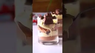 Kinder chocolate dessert😍 for dessert lovers