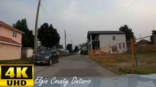 Driving around Elgin County Ontario Canada | Summer 2025 | 4K UHD