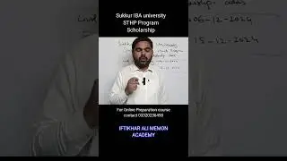 Syllabusfor sukkur iba sthp test preparation 2025#sukkuribauniversity #shorts #shortsfeed #ibasukkur