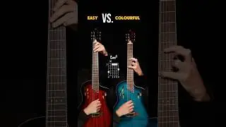 Easy Chords VS Colorful Chords (heat the difference)