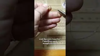 ⚠️Tutorial catena Acciaio! Come allargare la maglia sottile! #bigiotteria #perte  #tutorial