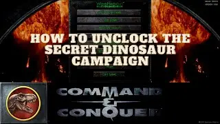 Command & Conquer Remastered - HOW TO UNLOCK THE SECRET FUNPARK DINOSAUR CAMPAIGN