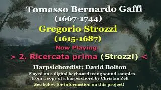 Tomasso Bernardo Gaffi (1667-1744) & Gregorio Strozzi (1615-1687)