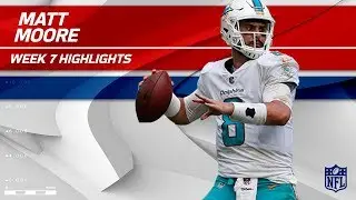 Matt Moore Puts Together Amazing Comeback in 4th Quarter! | Jets vs. Dolphins | Wk 7 Player HLs