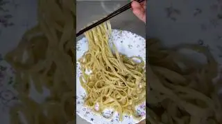 Handmade Noodles With MUSHROOM SOUP Instead of Water #experiment #handmadenoodles #shorts