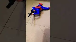 This is a battery-operated, crawling Captain America action figure toy.#@Babylandstore #spiderman