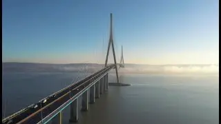 [Ævia] Travaux de remplacement des joints de chaussée du Pont de Normandie
