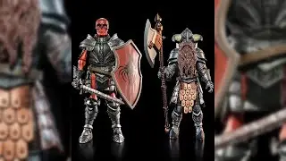 A LOOK AT: Four Horsemen Mythic Legions All Stars 6 Bothar Shadowhorn and Clavian REVEAL