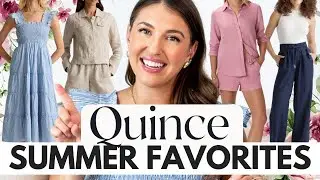 *NEW IN* Quince Summer Try On Haul & Summer Favorites ☀️
