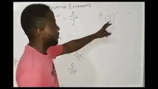Negative Exponent: Solving Problems Involving Negative Index