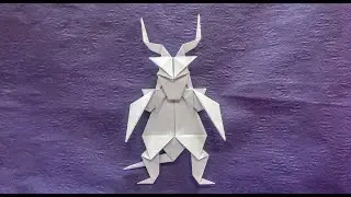 Origami Minotaur Easy - How To make a paper Minotaur easy - Origami Tutorial
