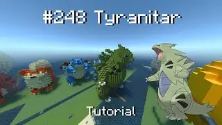 Как построить статую покемона Тиранитара в Minecraft (инструкция)