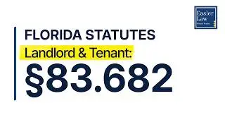 &sect;83.682: Termination of Rental Agreement by a Servicemember | Florida Landlord & Tenant