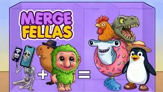 Merge Fellas Italian Brainrot 4 Gameplay MAX LEVEL 52 Secrets Revealed! Walkthrough New Update
