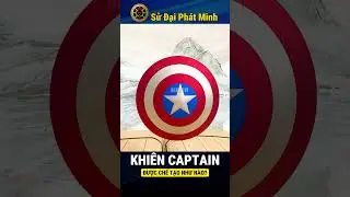 C&aacute;ch Chế Tạo Vũ Kh&iacute; Khi&ecirc;n Captain America#vukhi #captainamerica  #shorts #marvel