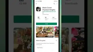 Black Clover Phantom Kinghts anime game Play Store se download Now game link in the description