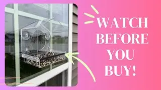 Clear Window Bird Feeder with Strong Suction Cups
