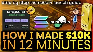 Fastest Solana Memecoin Launch Guide - $10K in 12 Minutes