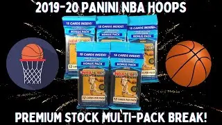 2019-20 Panini NBA Hoops Basketball Premium Stock Packs Break 🏀 BIG Rookie Parallel Hit! 🏀