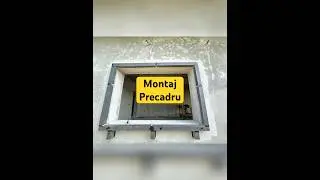 PRECADRU FERESTRE CU SIGILARE EXTERIOR ȘI INTERIOR. #MontajPremiumPlus #PROZEB