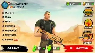 Guns of Boom gameplay (Control points)