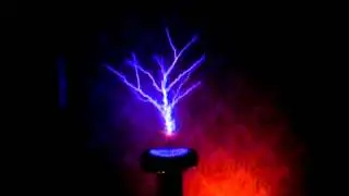 The Tesla Coil (VTTC with a GU-81M and with a non-sync cathode interrupter)