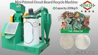 PCB Recycling Machine Copper Wire Granulator Separator Scrap Metal Sorting  | How Do You Scrap A PCB