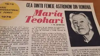 Maria Teohari , Prima femeie Astronom recunoscuta &icirc;n Rom&acirc;nia #istorie #astronomie #romania