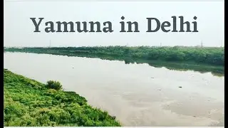 Yamuna view in Delhi form Train || nature will clean everything one day ||
