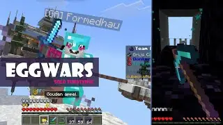Deze actie zorgt voor spanning🫣 #minecraft eggwars met homran95