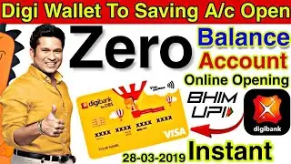How to Open Digi Bank Zero Balance Saving Account Online || DBS Wallet Upgrade in Saving Account🔥