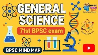  General Science Mind Maps for Fast Revision | 71st BPSC Prelims l BPSC MIND MAP
