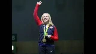 First Medal Gold Ginny thrasher USA Of Rio Olympics