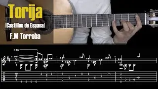 Torija - Torroba. Guitar Tutorial + TAB