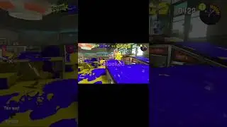 Defensive capabilities of a splash wall #splatoon3 #splat #gaming