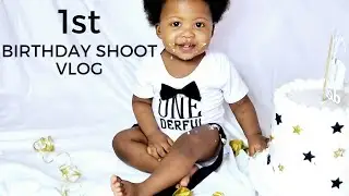 It's a VLOG | DIY cake smash photoshoot | Hlumi turns ONE | South African YouTubers