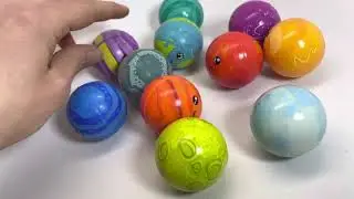 Solar system planet bouncy ball set