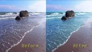 How To Change Color On Water In Photoshop For Beginners! (EASY) - Photoshop CC