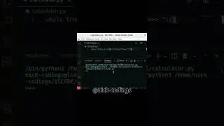 How To Make A Calculator In Just One Line Of Python Code #shorts