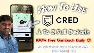 cread payment🙂|How to use CRED App Free CashBack Daily😍|credit card bill app|cred app review tamil